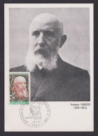 Briefmarken Frankreich 1847 Gerhard Armauer Hansen Medizin Maximumkarte MK - Covers & Documents