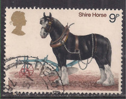 GB 1978 QE2 9p  Horses Used SG 1063 ( H1132 ) - Usados