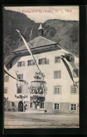 Cartolina Atzwang, Gleichnamiger Postgasthof Am 03.12.1908  - Autres & Non Classés