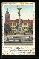 AK Frankenthal, Kriegerdenkmal Mit Rathaus  - Frankenthal