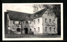 AK Hartmannsdorf über Dippoldiswalde, Gasthaus Liebscher, Fleischerei  - Hartmannsdorf