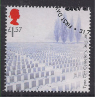 GB 2017 QE2 £1.57 1st WW1 Tyne Cot Cemetery Ex Fdc & M/S SG 3987 ( C278 ) - Oblitérés
