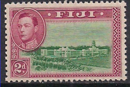 Fiji 1938 - 55 KGV1 2d Government Buildings Umm 12 Perf SG 255a ( L1177 ) - Fiji (1970-...)