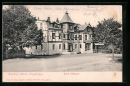 AK Kipsdorf, Hotel Tellkoppe, Bes. Franz Reinecke  - Kipsdorf