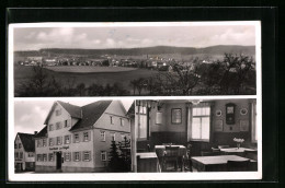 AK Gschwend /Kr. Backnang, Gesamtansicht Mit Umgebung, Gasthaus-Pension Zum Engel  - Backnang