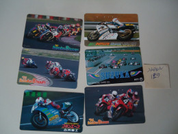 JAPAN   NNT TICKETS METRO BUS TRAINS CARDS    LOT OF  6 MOTORBIKES RALLY - Japon