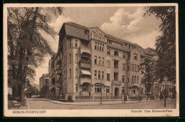 AK Berlin-Tempelhof, Park-Strasse Ecke Reinhardt-Platz  - Tempelhof