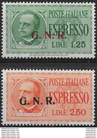 1943 Repubblica Sociale Espressi G.N.R. Brescia II MNH Sassone N. 19II/20II - Sonstige & Ohne Zuordnung