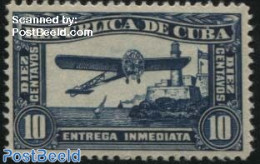 Cuba 1914 Express Mail 1v, Without WM, Unused (hinged), Transport - Various - Aircraft & Aviation - Lighthouses & Safe.. - Nuovi