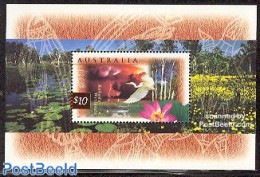 Australia 1997 Wetlands, Bird S/s, Mint NH, Nature - Birds - Neufs