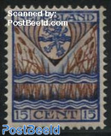 Netherlands 1927 15+3c, Overijssel, Stamp Out Of Set, Mint NH, History - Nature - Coat Of Arms - Flowers & Plants - Ongebruikt