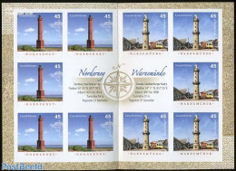 Germany, Federal Republic 2011 Lighthouses Booklet S-a, Mint NH, Various - Stamp Booklets - Lighthouses & Safety At Sea - Neufs