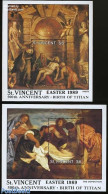 Saint Vincent 1989 Titian 2 S/s, Mint NH, Art - Paintings - St.Vincent (1979-...)