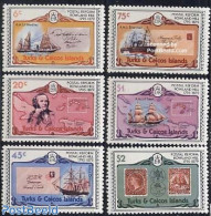 Turks And Caicos Islands 1979 Sir Rowland Hill 6v (perf. 12.5:12), Mint NH, Transport - Various - Sir Rowland Hill - S.. - Rowland Hill