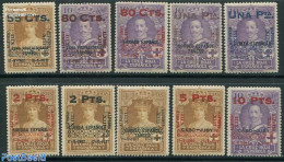 Spain 1927 Silver Coronation 10v, Unused (hinged) - Nuevos