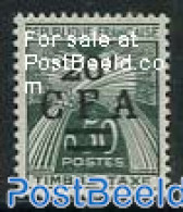 Reunion 1962 Postage Due 1v, Unused (hinged) - Other & Unclassified