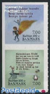 Denmark 2015 Halfdan Rasmussen 2v S-a, Mint NH, Art - Children's Books Illustrations - Unused Stamps