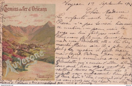 B13- CHEMIN DE FER D ' ORLEANS - AUVERGNE - LE MONT DORE - PAR  HUGO ALESI - EN  1902 - ( 2 SCANS )   - D'Alési, Hugo