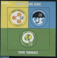 Türkiye 2016 Ozon Layer S/s, Mint NH, Science - Various - Meteorology - Round-shaped Stamps - Sonstige & Ohne Zuordnung