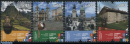 Portugal 2017 Lisbon Culture Capital 4v, Mint NH, History - Religion - World Heritage - Churches, Temples, Mosques, Sy.. - Neufs