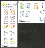 Japan 2018 Letter Writing Day 2 M/s S-a, Mint NH, Nature - Birds - Unused Stamps