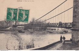 B27-47) LIBOS - PONT SUR LE LOT - ANIMATION - HABTANTS -  EN  1919 - Libos