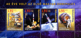 Hungary 2020 40 Years Space Flight S/s, Mint NH, Transport - Space Exploration - Unused Stamps
