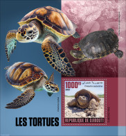 Djibouti 2023 Turtles, Mint NH, Nature - Turtles - Djibouti (1977-...)