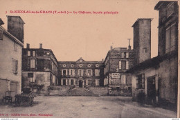 R30-82) NICOLAS GRAVE - TARN ET GARONNE - LE  CHATEAU - FACADE PRINCIPALE - EN  1918 - ( 2 SCANS ) - Saint Nicolas De La Grave