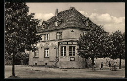 AK Falkenberg /Elster, HO-Hotel Goldene Kugel  - Falkenberg