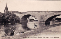 89 - Yonne -  PONT Sur YONNE - Une Partie Du Pont Coté Chemin De Halage - Pont Sur Yonne