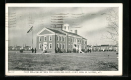 AK Fort Geo. G. Meade, MD, Post Headquarters And Officers Row  - Autres & Non Classés