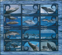 Aitutaki 2012 SG802 Whales Dolphins MS MNH - Cook