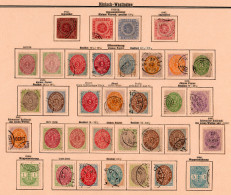 Dansk-Vestindie 1856-1907, Nearly Complete Incl. #9, And Portomarken O/* - Antilles