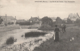 REF.AD . CPA . 51 . ANGLURE . LES BORDS DE L'AUBE - Anglure