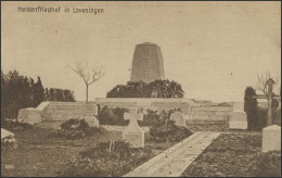 Ansichtskarte Feldpost Heldenfriedhof In Loveningen 14.8.17 N.Birth/Niederkrüch. - Occupation 1914-18
