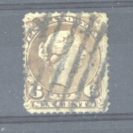 Canada  :  Yv  23a  (o)  Brun Foncé - Used Stamps