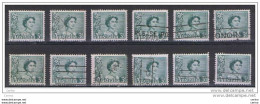 AUSTRALIA:  1959/62  ELIZABETH  II°  -  3 P. USED  STAMPS  -  REP.  12  EXEMPLARY  -  YV/TELL. 250 - Used Stamps