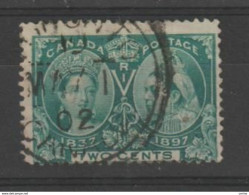 CANADA:  1897  VICTORIA  -  2 C. USED  STAMP  -  YV/TELL. 40 - Used Stamps