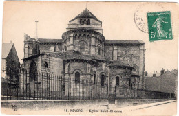 In 6 Languages Read A Story: Nièvre - Nevers - L'Église St-Étienne. | Nevers - The Church Of Saint-Etienne. - Nevers