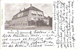 Gruß Aus DEMZIN Bei Gielow Schloß Herrenhaus Autograf Adel 4.7.1911 Gelaufen - Teterow