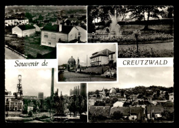 57 - CREUTZWALD - MULTIVUES - CARTE TAXEE - Creutzwald