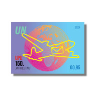 ONU Vienne 2024 - 150 Years Of The UPU - Feuillet ** - Unused Stamps