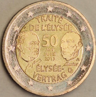 Germany Federal Republic - 2 Euro 2013 A, KM# 315, Elysée Treaty (#4934) - Allemagne