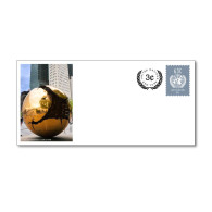 ONU New-York 2024 - Entier Postal Format Long 2023 Réévalué 63c + 3c - Neuf ** - Posta Aerea