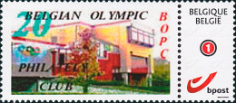 DUOSTAMP/MYSTAMP** - Belgian Olympic Philately Club - BOPC - 20j / 20a - 1994-2014 - Autocollant / Zelfklevend - Autres & Non Classés