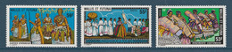 Wallis Et Futuna - YT N° 221 à 223 ** - Neuf Sans Charnière - 1978 - Unused Stamps