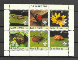Guinea Bissau 2003 Insects Sheetlet MNH - Guinée-Bissau