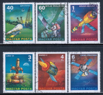 Hungary 1977 Mi# 3214-3219 A Used - Space Explorations, From Sputnik To Viking - Europe