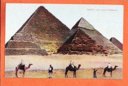 24610 / ⭐ Etat Parfait ◉ CAIRO ◉ The 4 Four Pyramids ◉ LE CAIRE Quatre Pyramides 1905s ◉ Lichtenstern & Harari N° 123 - Pyramids